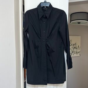 New York and Company Women's Tunic Button Down Shirt